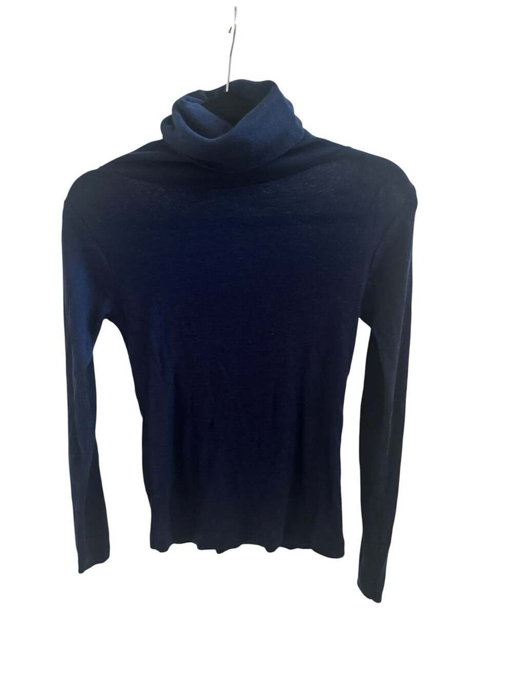 Tammi Navy Blue Turtleneck Sweater Size M Vintage Knit Pullover